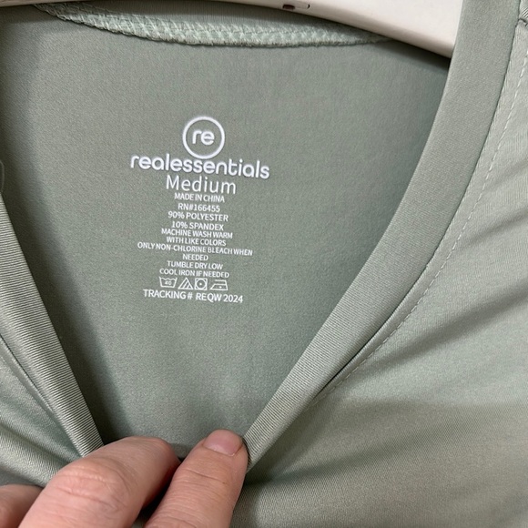 Essentials Kids Long Sleeve Tee - Green - Picture 2 of 2